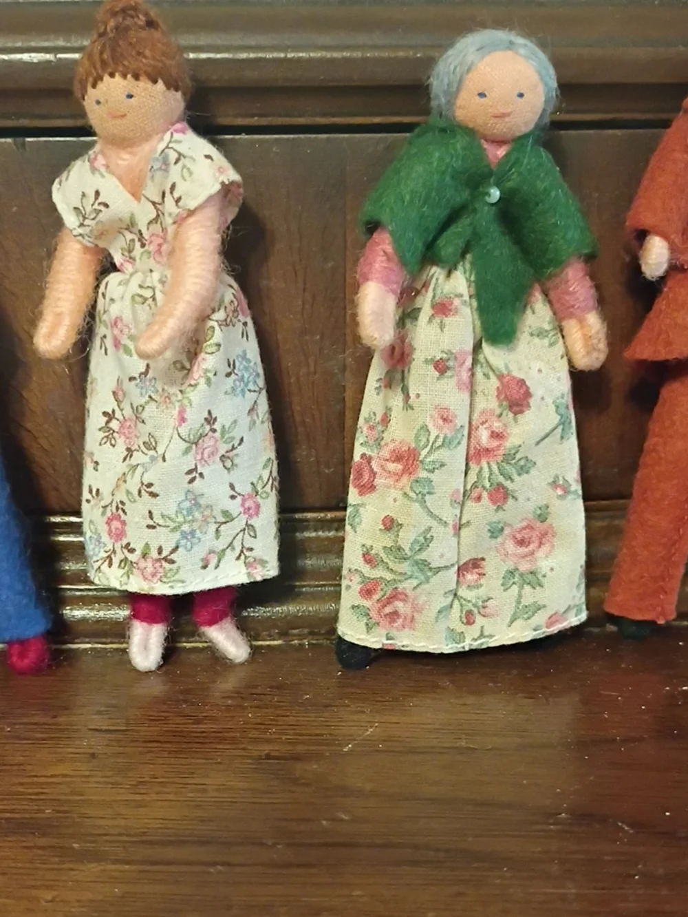 Vintage 1990 7 Half Penny Dolls